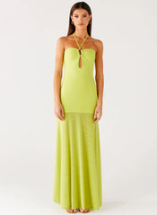Claria Maxi Dress Lime