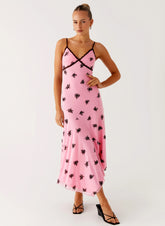 Amelia Midi Dress Pink