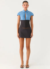 Mirna Micro Skort Charcoal