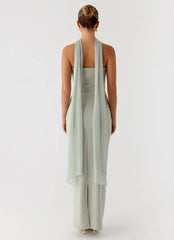 Libra Maxi Dress Pastel Sage