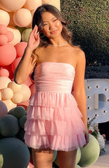 Leto Pink Mini Dress