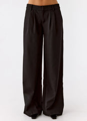 Samuel Low Rise Suiting Pants Black