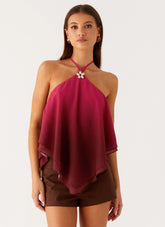 Twin Flame Top Pink