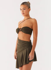 Islander Mini Dress Khaki