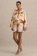 Sovran Bright Floral Print Shorts
