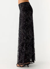 Moodlight Maxi Skirt Black