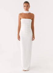 Libra Maxi Dress White