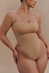 Saria High Waist Shapewear Briefs Beige