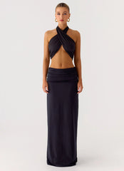 Elisabetta Maxi Skirt Black