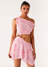 Aletta Sequin Mini Dress Pink