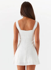 Rowena Mini Dress White