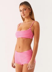 Mauritius Swim Short Pink Stripe