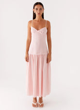 Found You Midi Dress Pink