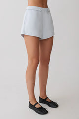 Josephine Cotton Shorts With Waistbands Ice Blue