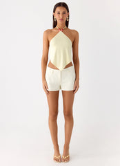 Viona Halter Top Yellow