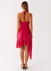 Mai Tai Mini Dress Hot Pink