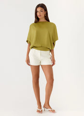 Serena Top Fern Green