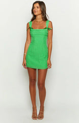 Layla Green Tie Back Mini Dress