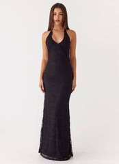 Knowles Lace Maxi Dress Black