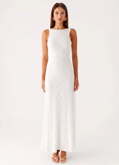 Embrace The Sun Maxi Dress White