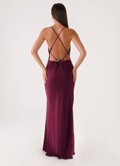 Tiano Maxi Dress Plum