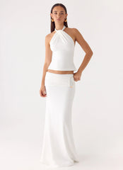 Rosanna Maxi Skirt White