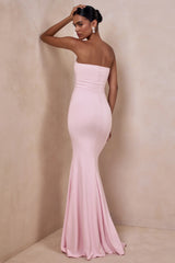 Ceremony Pink Bandeau Maxi Dress