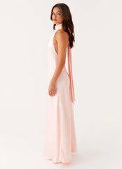 Siani Backless Maxi Dress Pink