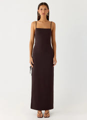 Hartwell Maxi Dress Chocolate