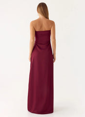 Jiana Maxi Dress Merlot