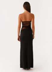 Karma Strapless Maxi Dress Black