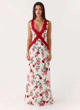 Aoifie Maxi Dress Ivory Bloom