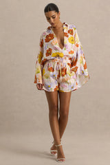 Sovran Bright Floral Print Shorts