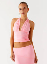 Kerrie Halter Top Baby Pink