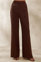 Seloria Brown Wide Leg Trouser