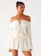 Astaria Mini Dress Ivory