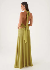 Willowmena Maxi Skirt Lime