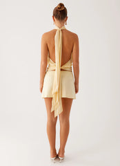 Willow Chiffon Top Yellow