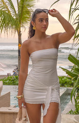 Hadlee White Strapless Mini Dress