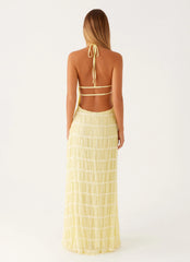Aullie Maxi Dress Yellow
