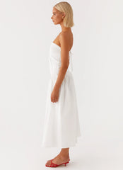 Larnie Midi Dress White