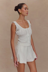 Issy Cotton Shorts White