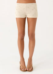 Ettalie Mini Shorts Ivory