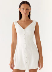 Drift Mini Dress White