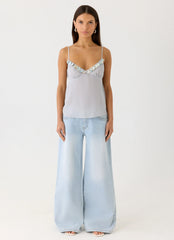 Selina Cami Top Misty Blue