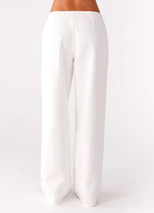 Texas Low Rise Denim Jeans White