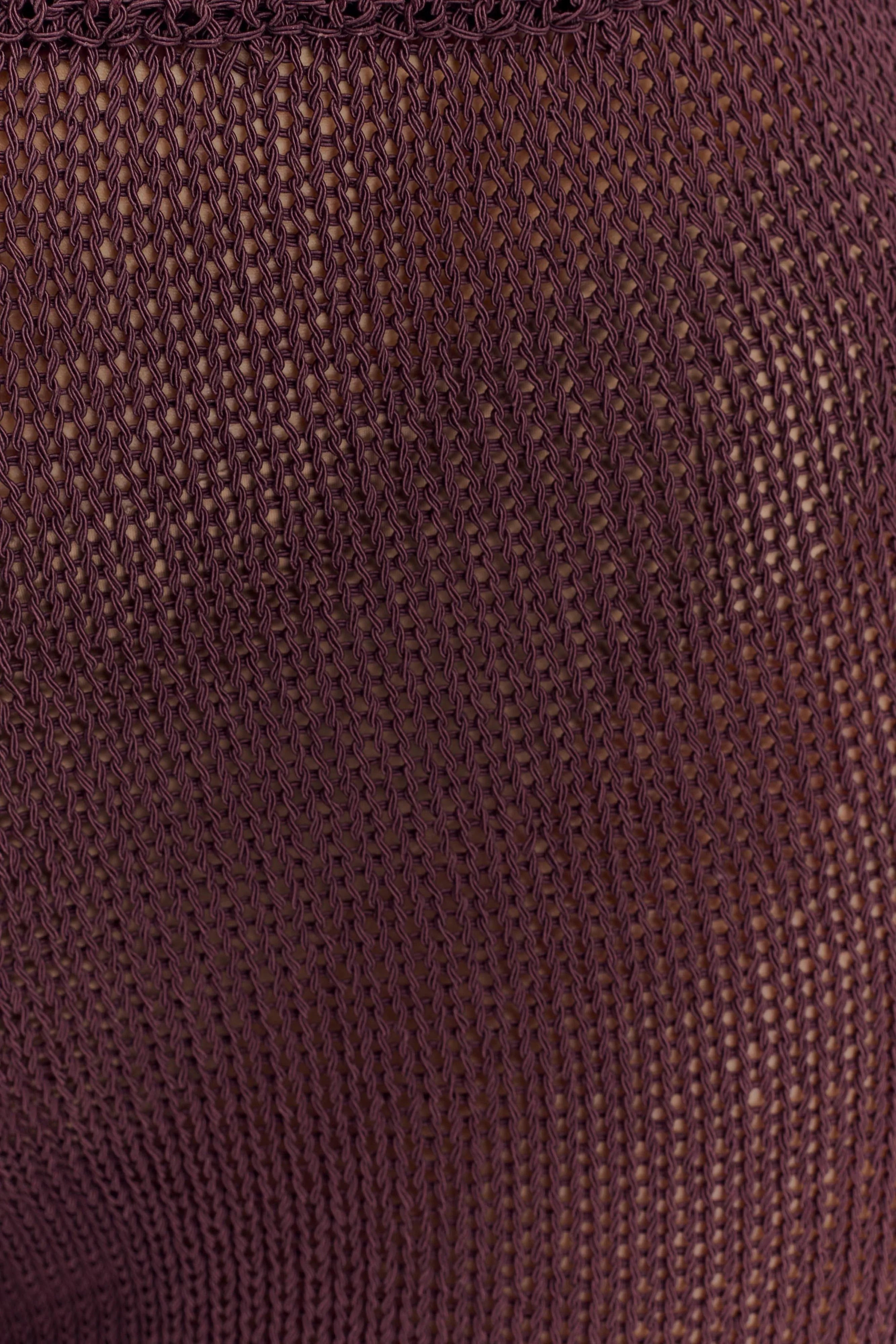 Malani Knit Top With Hardware Chocolate