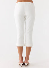 Andrea Pants White