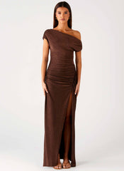 Harvest Moon Maxi Dress Chocolate