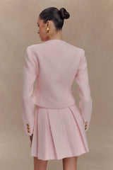 Cleo Boucle Mini Skirt Powder Pink